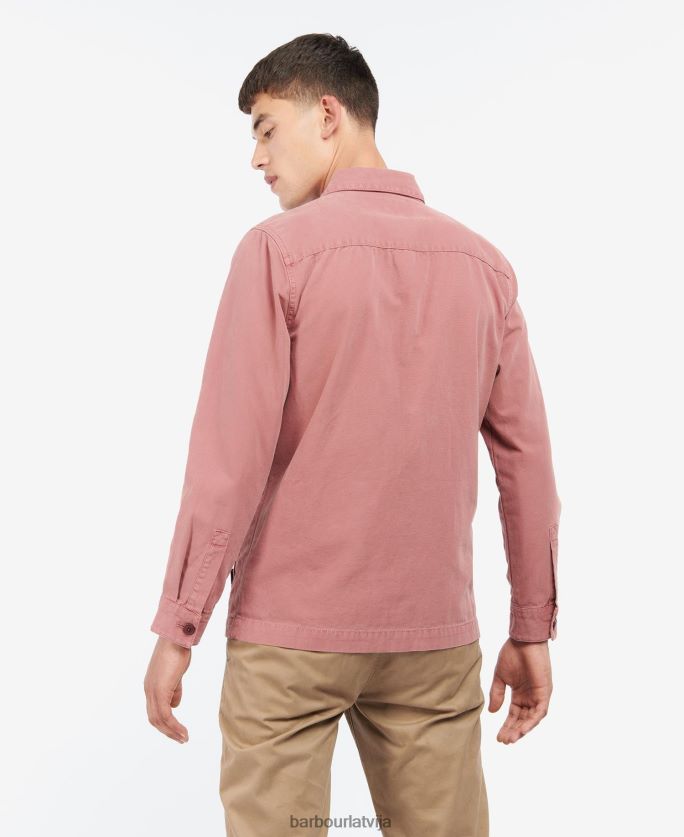Barbour vīriešiem mazgāts kokvilnas virskrekls P8J88A300 apģērbs balinātas olīvas