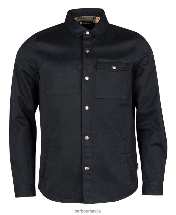 Barbour vīriešiem mortan virskrekls P8J88A334 apģērbs melns