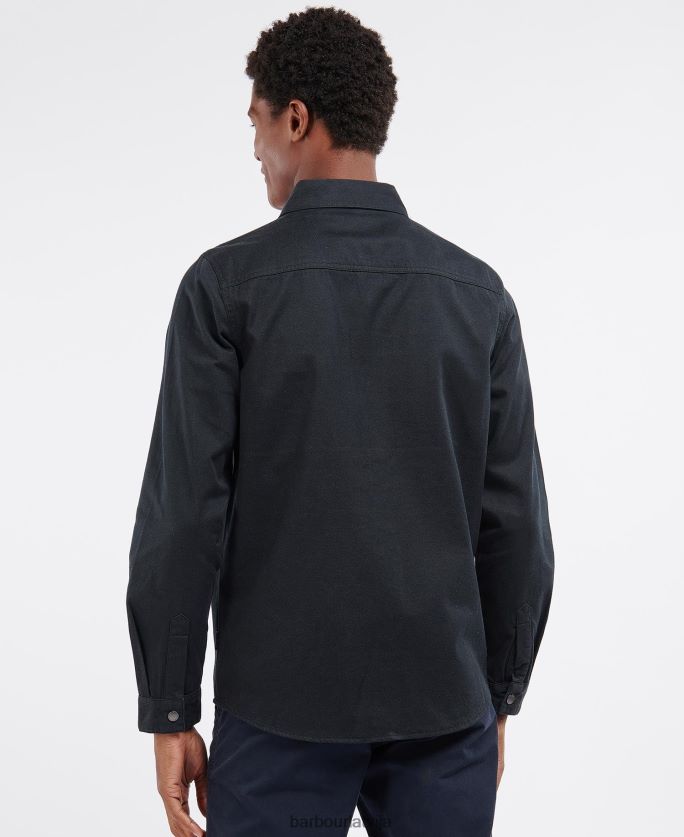 Barbour vīriešiem mortan virskrekls P8J88A334 apģērbs melns