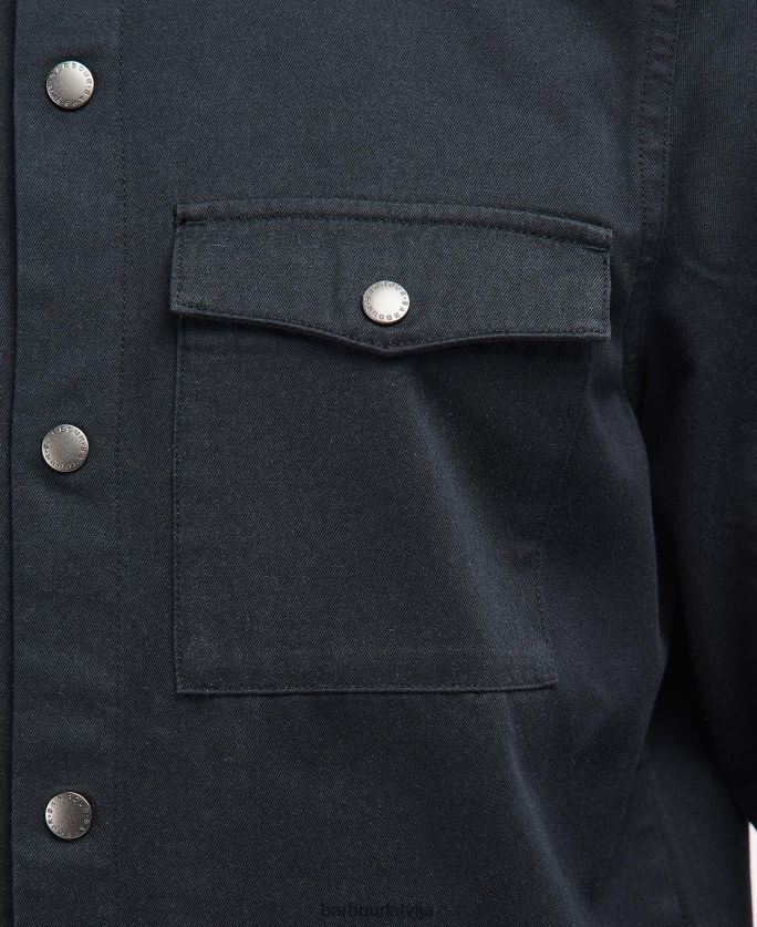 Barbour vīriešiem mortan virskrekls P8J88A334 apģērbs melns