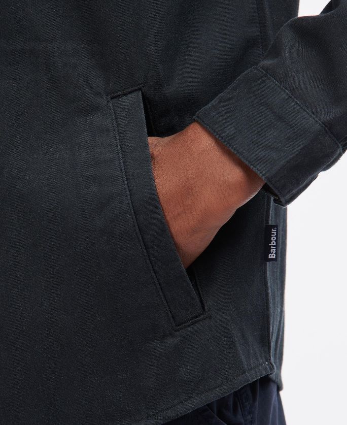 Barbour vīriešiem mortan virskrekls P8J88A334 apģērbs melns