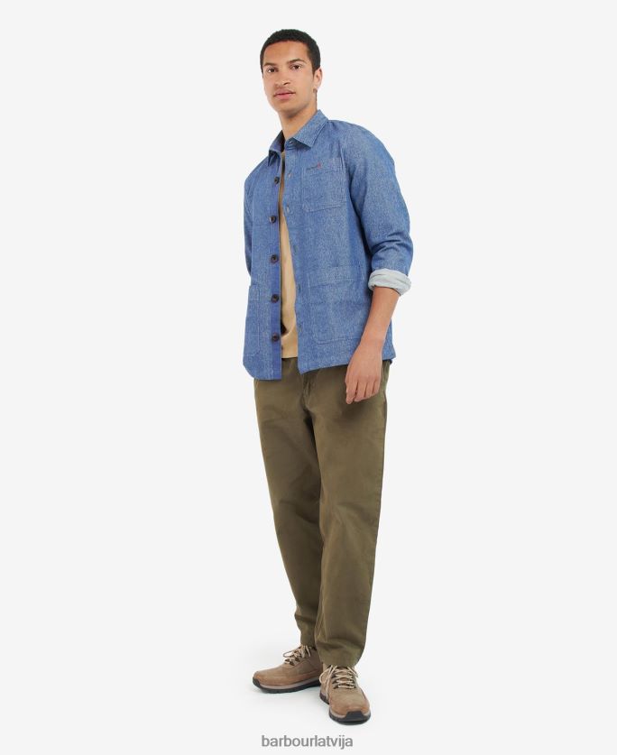 Barbour vīriešiem riva virskrekls P8J88A508 apģērbs tranšeja