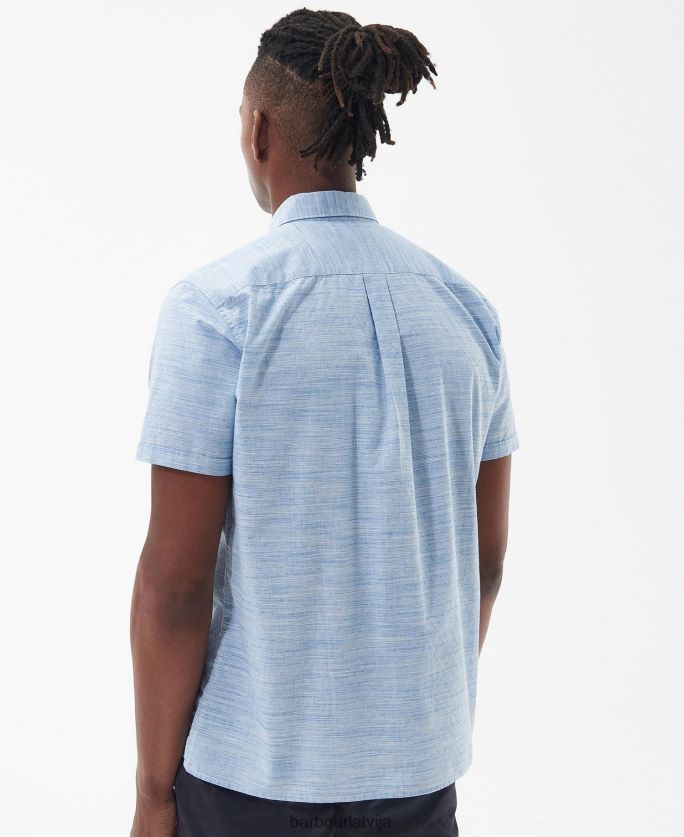 Barbour vīriešiem seaswell vasaras krekls P8J88A285 apģērbs Chambray