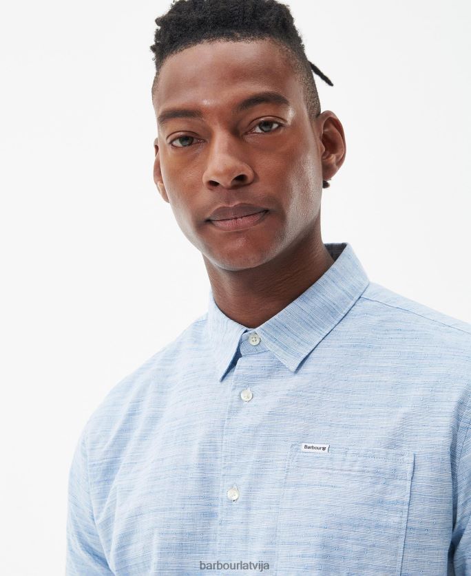 Barbour vīriešiem seaswell vasaras krekls P8J88A285 apģērbs Chambray