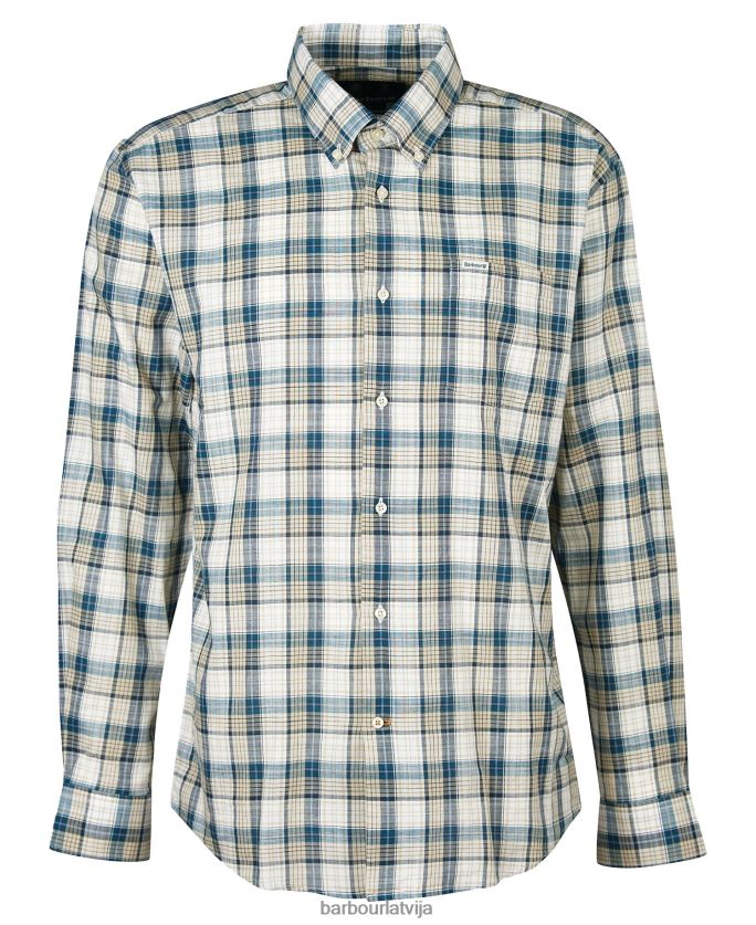 Barbour vīriešiem seglu rūta krekls P8J88A397 apģērbs flote