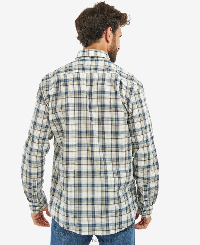 Barbour vīriešiem seglu rūta krekls P8J88A397 apģērbs flote