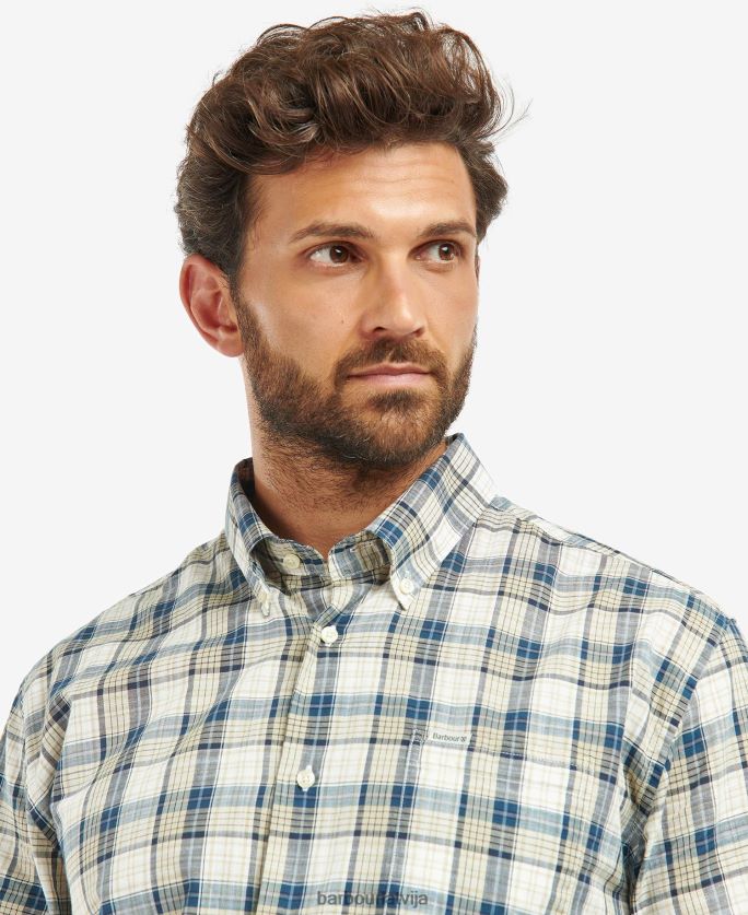 Barbour vīriešiem seglu rūta krekls P8J88A397 apģērbs flote