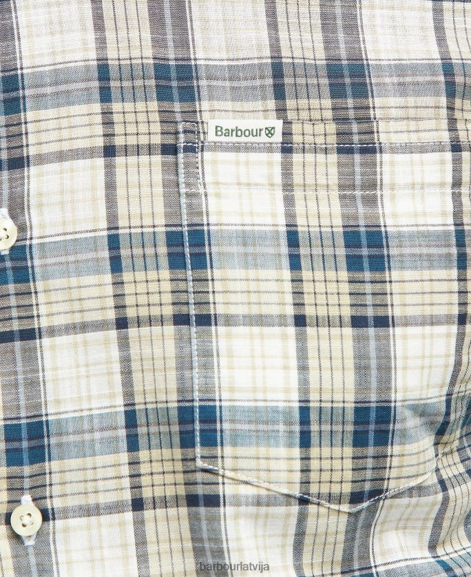 Barbour vīriešiem seglu rūta krekls P8J88A397 apģērbs flote