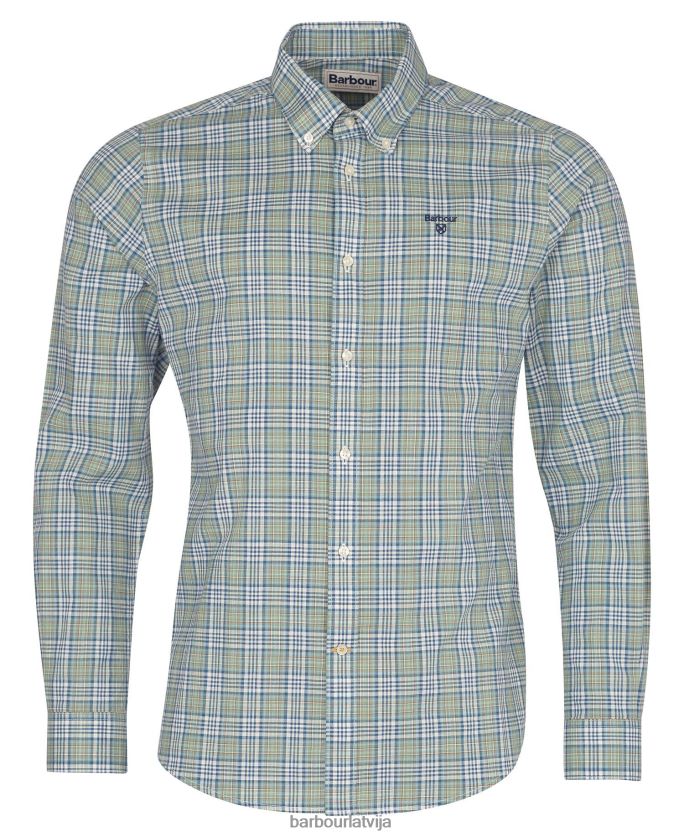 Barbour vīriešiem spillman krekls P8J88A435 apģērbs olīvu