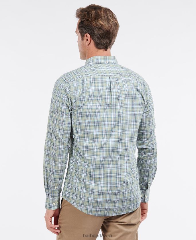 Barbour vīriešiem spillman krekls P8J88A435 apģērbs olīvu