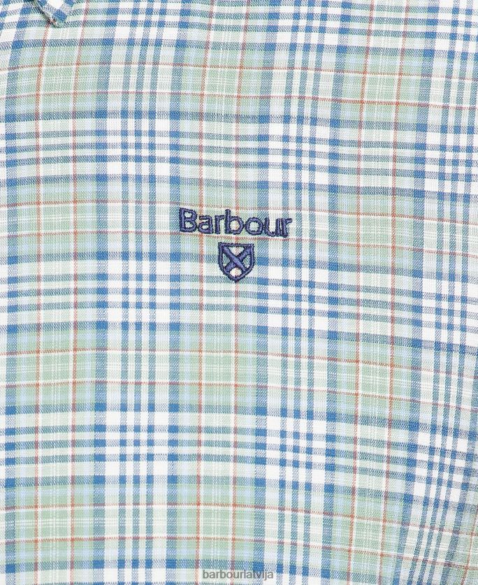 Barbour vīriešiem spillman krekls P8J88A435 apģērbs olīvu