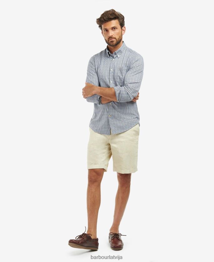 Barbour vīriešiem stanhope performance checked krekls P8J88A401 apģērbs akmens