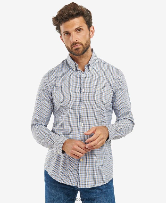 Barbour vīriešiem stanhope performance checked krekls P8J88A492 apģērbs akmens