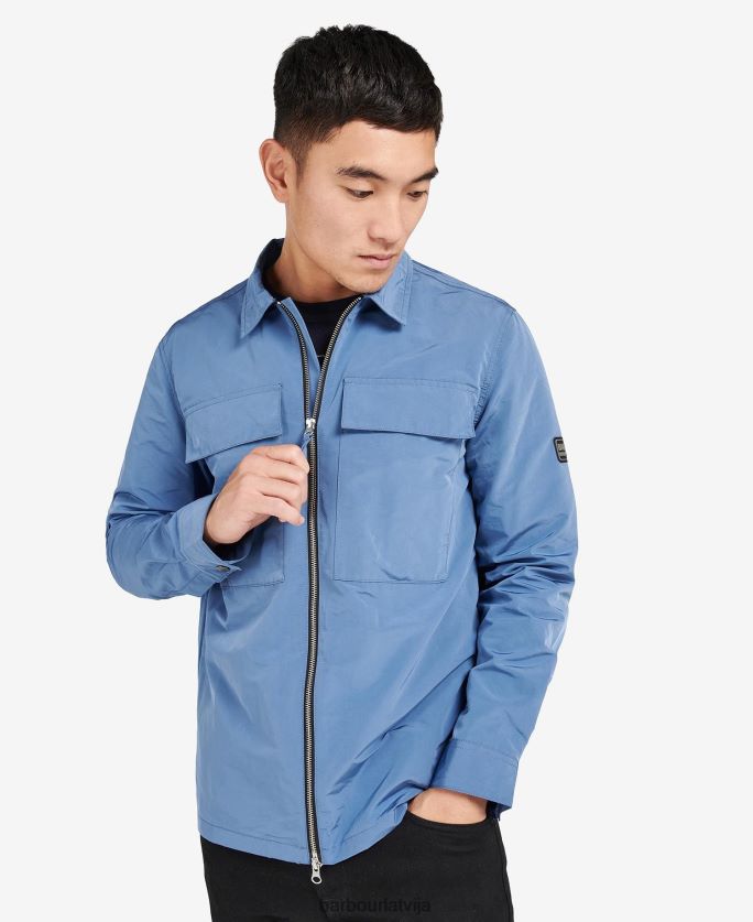 Barbour vīriešiem staru virskrekls P8J88A478 apģērbs zils horizonts