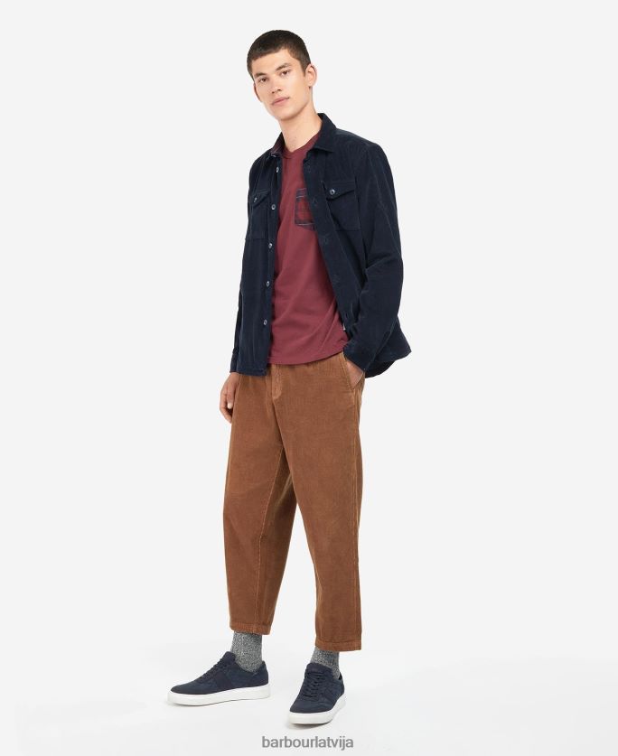 Barbour vīriešiem warwick virskrekls P8J88A502 apģērbs flote