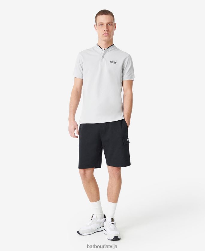 Barbour vīriešiem Lewis sporta polo krekls P8J88A639 apģērbs klasisks melns