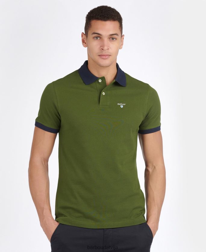 Barbour vīriešiem Lynton polo krekls P8J88A547 apģērbs mantojums zils