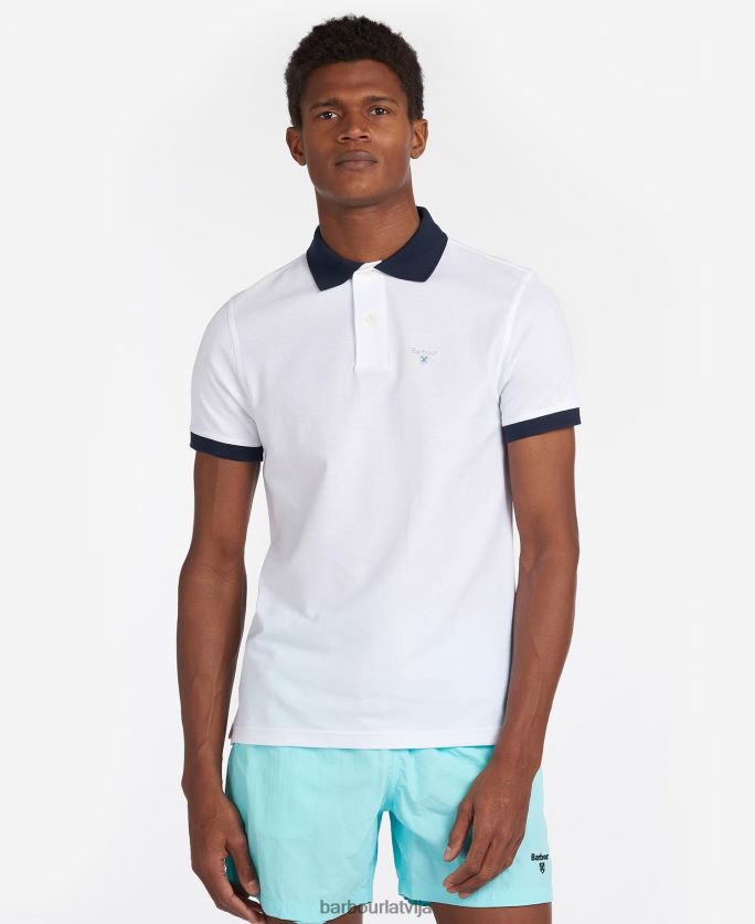 Barbour vīriešiem Lynton polo krekls P8J88A649 apģērbs izbalējis ābols
