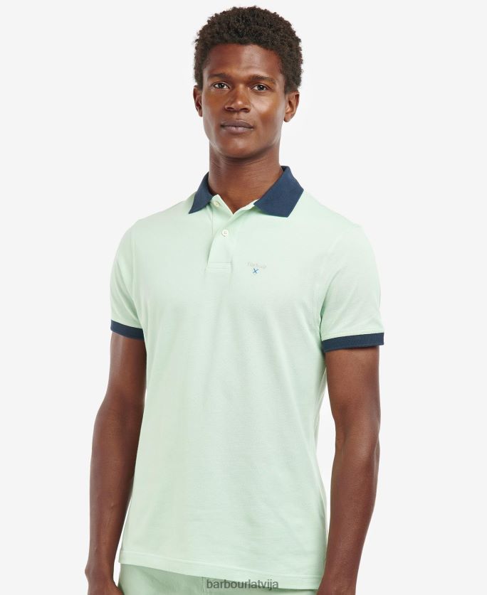 Barbour vīriešiem Lynton polo krekls P8J88A713 apģērbs Monako zils
