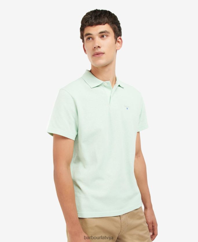 Barbour vīriešiem Ryde polo krekls P8J88A697 apģērbs putekļainā piparmētra