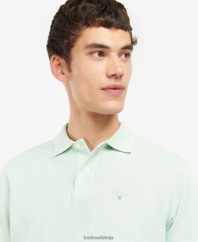 Barbour vīriešiem Ryde polo krekls P8J88A697 apģērbs putekļainā piparmētra