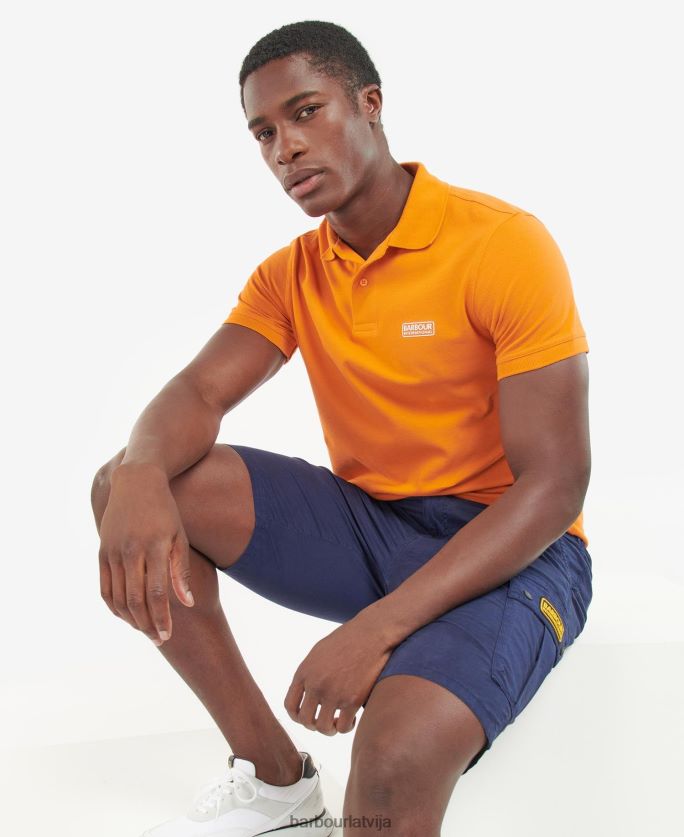 Barbour vīriešiem būtisks polo krekls P8J88A653 apģērbs tumšais dadzis