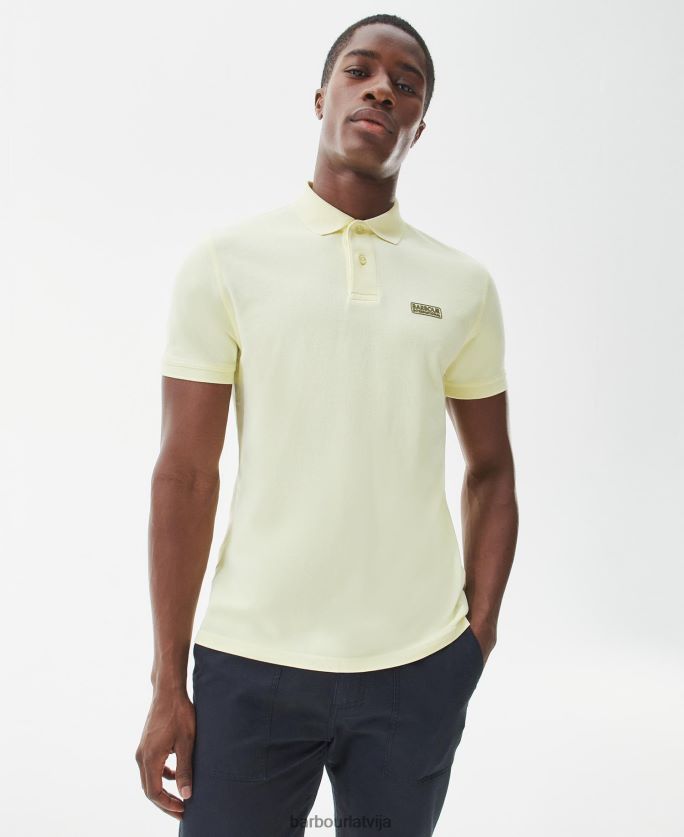 Barbour vīriešiem būtisks polo krekls P8J88A655 apģērbs dzeltena dūmaka