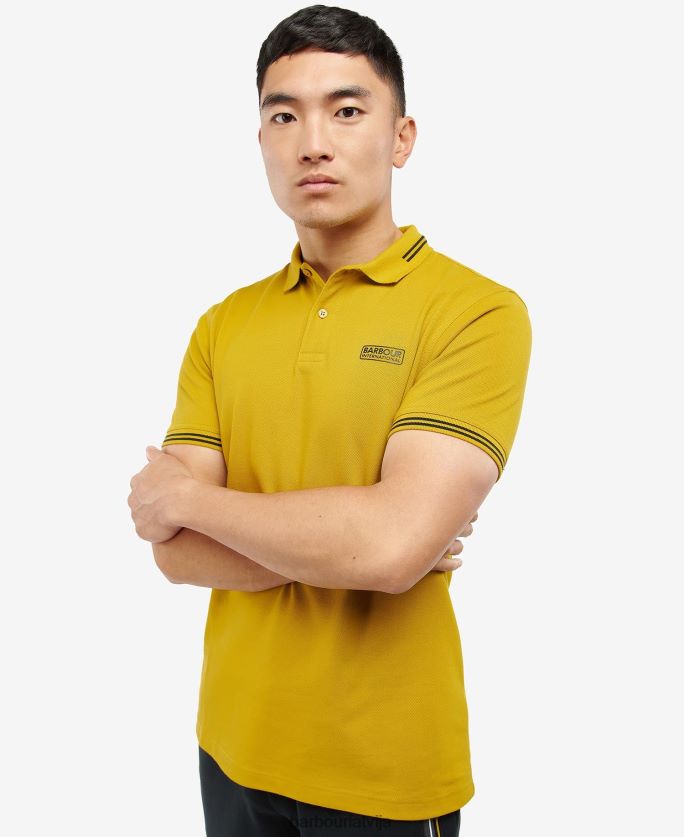 Barbour vīriešiem būtisks polo krekls ar uzgali P8J88A742 apģērbs pulveris zils/balts