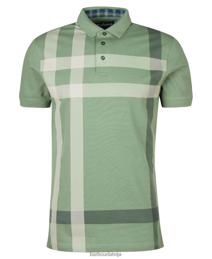 Barbour vīriešiem blaine polo krekls P8J88A712 apģērbs mazgāts akmens