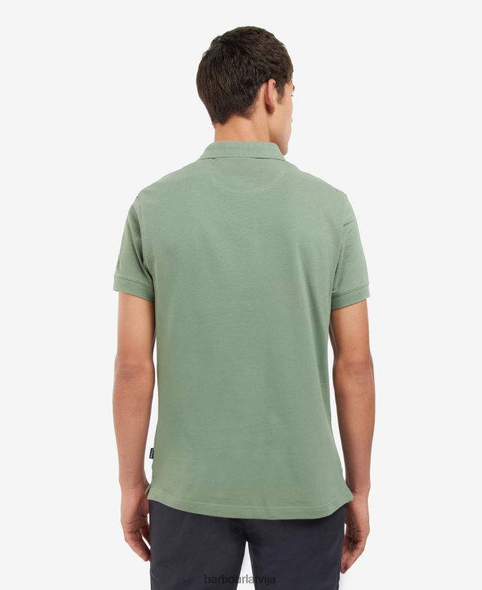 Barbour vīriešiem blaine polo krekls P8J88A712 apģērbs mazgāts akmens