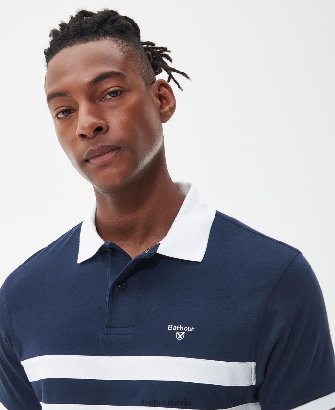 Barbour vīriešiem bonnington polo krekls P8J88A540 apģērbs dedzināta olīve