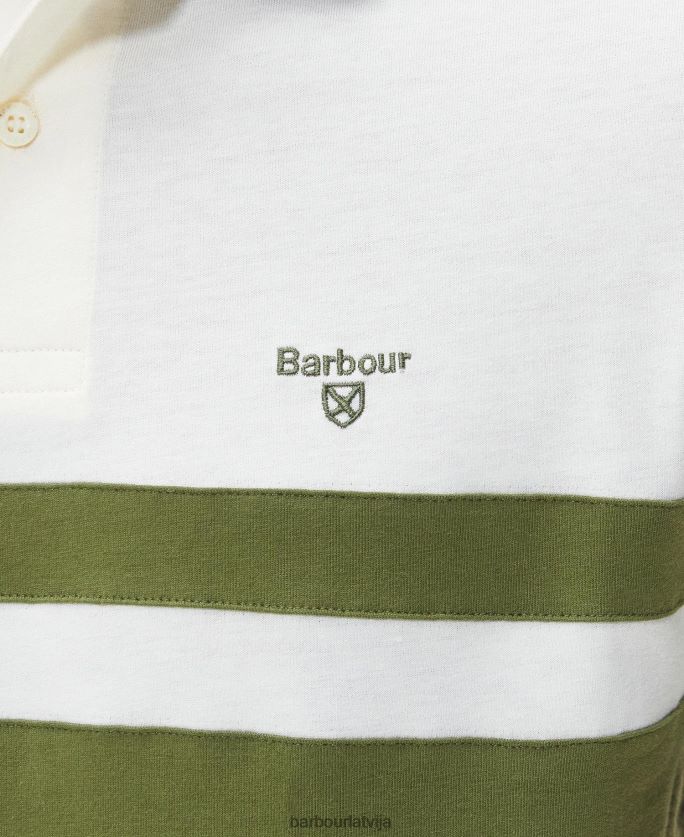 Barbour vīriešiem bonnington polo krekls P8J88A607 apģērbs dedzināta olīve