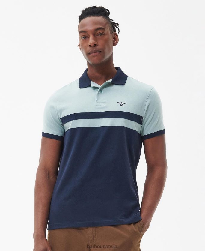 Barbour vīriešiem bonnington polo krekls P8J88A626 apģērbs dedzināta olīve
