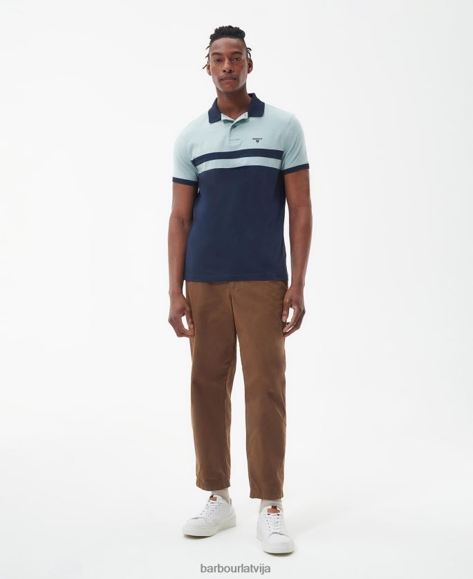 Barbour vīriešiem bonnington polo krekls P8J88A626 apģērbs dedzināta olīve