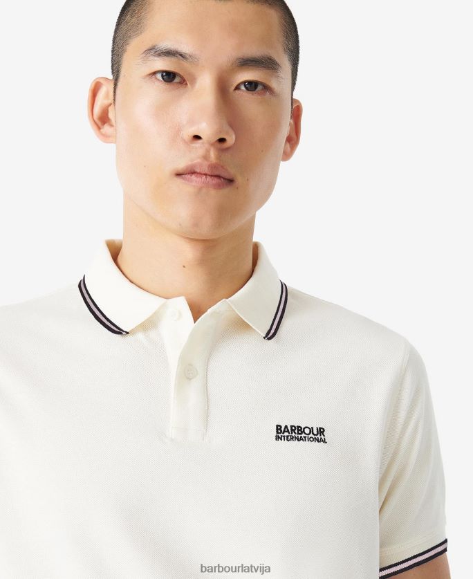 Barbour vīriešiem braucēja polo krekls ar uzgali P8J88A594 apģērbs arhīvs olīvu