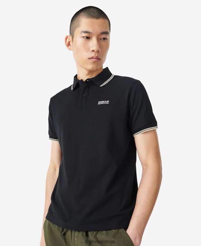 Barbour vīriešiem braucēja polo krekls ar uzgali P8J88A646 apģērbs arhīvs olīvu