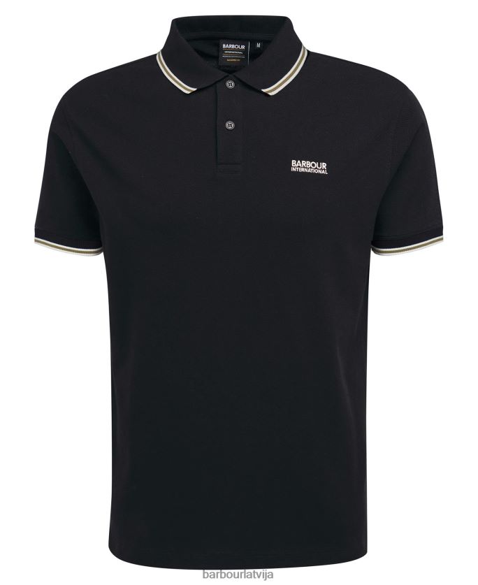 Barbour vīriešiem braucēja polo krekls ar uzgali P8J88A646 apģērbs arhīvs olīvu