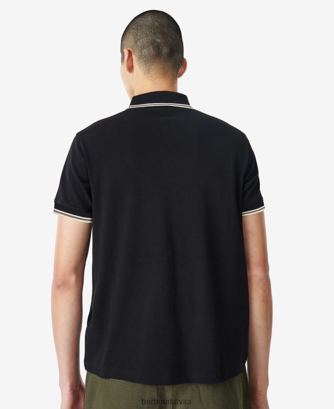 Barbour vīriešiem braucēja polo krekls ar uzgali P8J88A646 apģērbs arhīvs olīvu