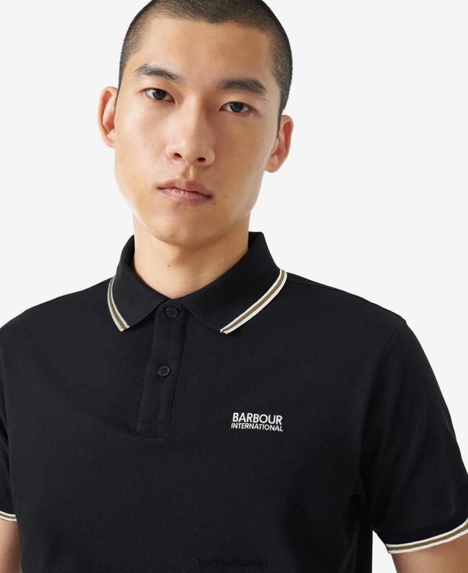 Barbour vīriešiem braucēja polo krekls ar uzgali P8J88A646 apģērbs arhīvs olīvu