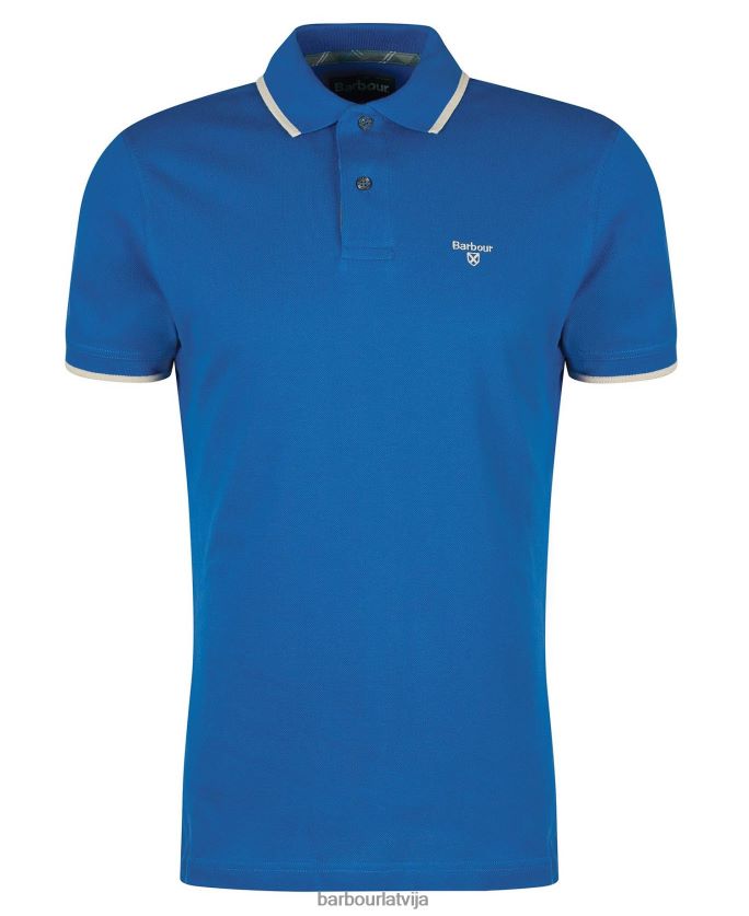 Barbour vīriešiem easingtonas polo krekls P8J88A694 apģērbs agaves zaļa