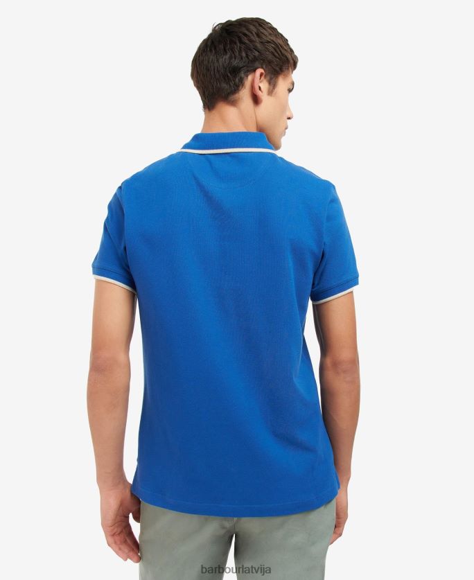 Barbour vīriešiem easingtonas polo krekls P8J88A694 apģērbs agaves zaļa