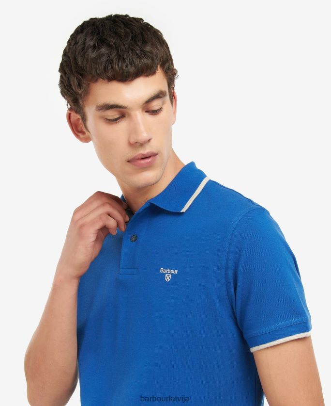 Barbour vīriešiem easingtonas polo krekls P8J88A694 apģērbs agaves zaļa