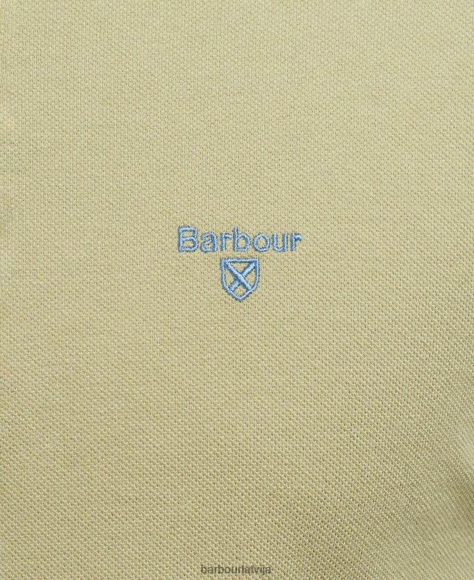 Barbour vīriešiem finkle polo krekls P8J88A648 apģērbs balinātas olīvas