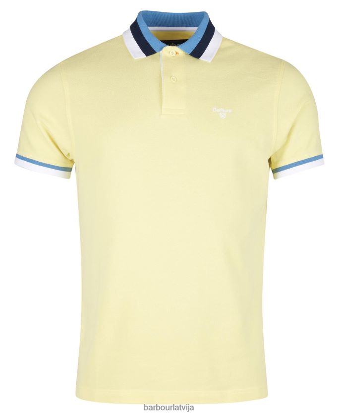 Barbour vīriešiem finkle polo krekls P8J88A672 apģērbs putekļainā piparmētra