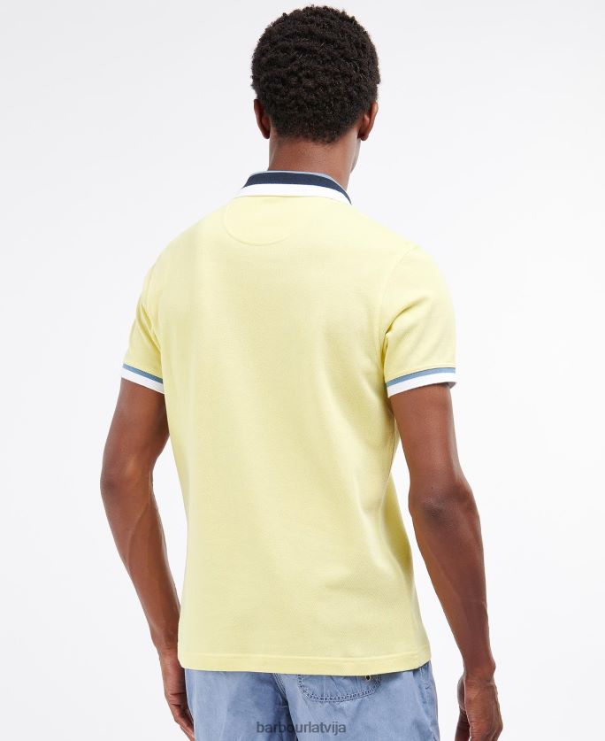 Barbour vīriešiem finkle polo krekls P8J88A672 apģērbs putekļainā piparmētra