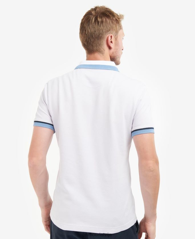 Barbour vīriešiem finkle polo krekls P8J88A685 apģērbs balinātas olīvas