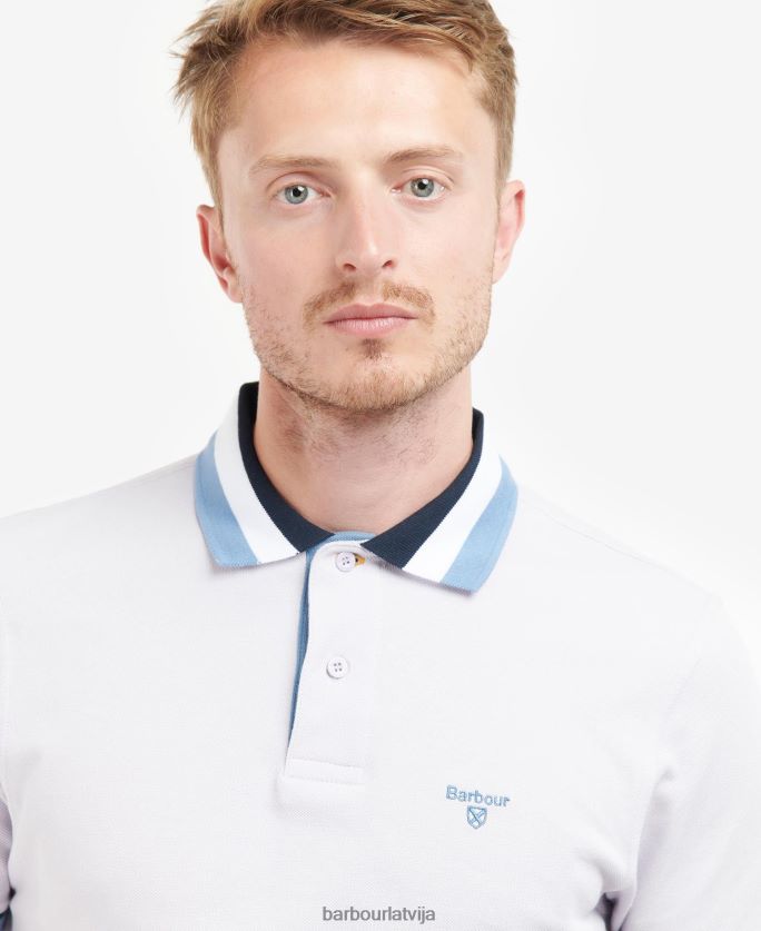 Barbour vīriešiem finkle polo krekls P8J88A685 apģērbs balinātas olīvas