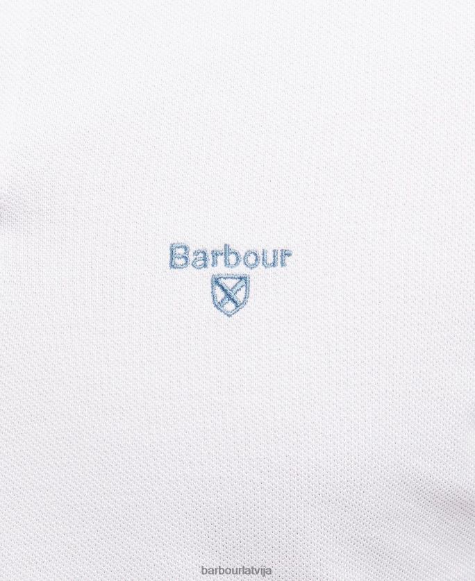 Barbour vīriešiem finkle polo krekls P8J88A685 apģērbs balinātas olīvas