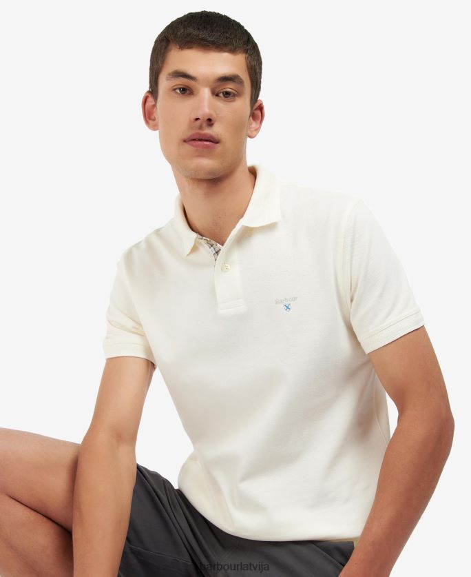 Barbour vīriešiem harrowgate polo krekls P8J88A679 apģērbs mazgāti zilā krāsā
