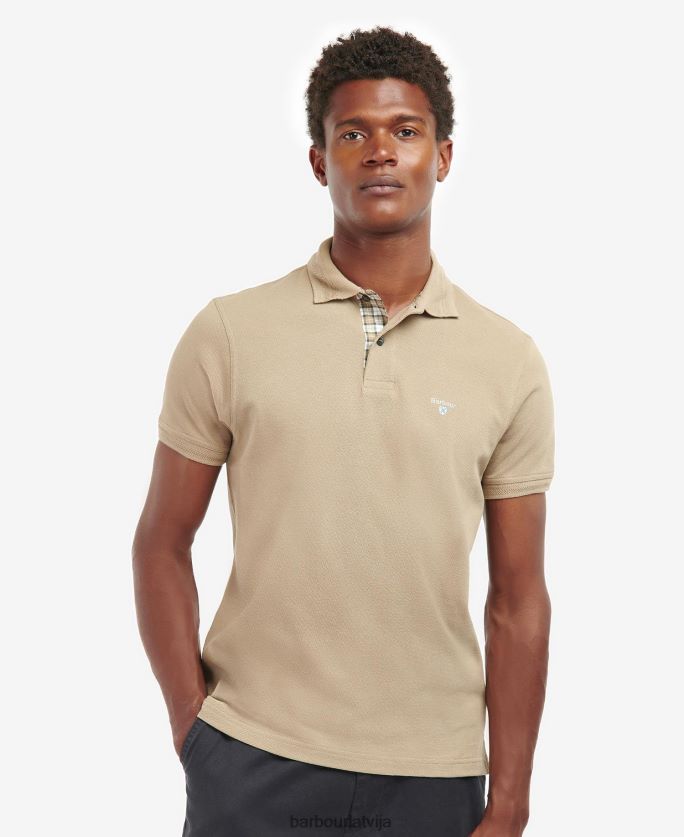 Barbour vīriešiem harrowgate polo krekls P8J88A711 apģērbs mazgāti zilā krāsā